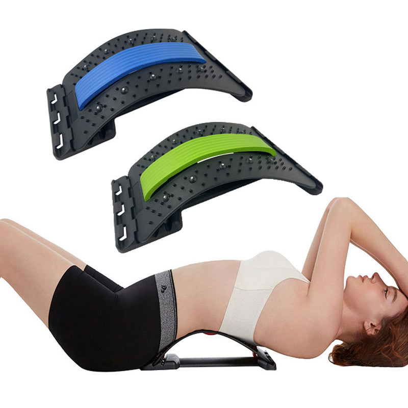Back Stretcher Pillow Neck Lumbar Support Massager for Neck Waist